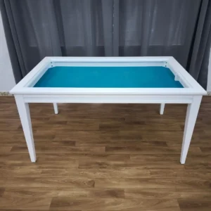 Mesa Athena en pino color blanco